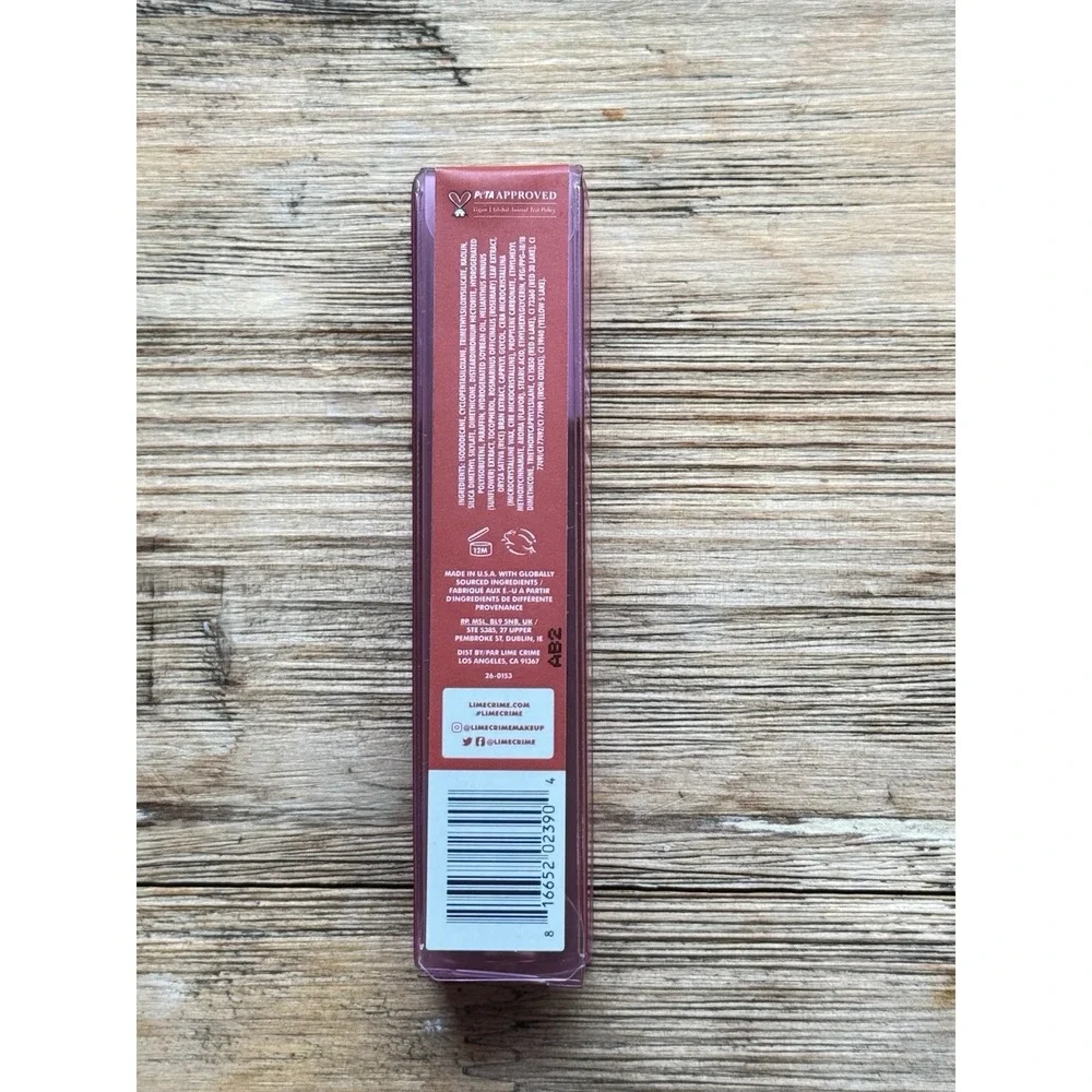 Lime Crime Pumpkin Latte Plushies Soft Focus Lip Veil Liquid Lipstick New in Box